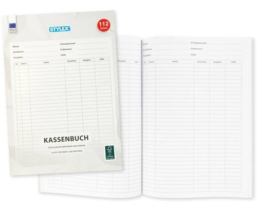 Kassenbuch din 112 seiten - kassenbuch,