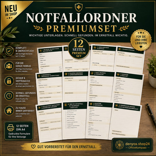 Notfallordner premium - premium, 12