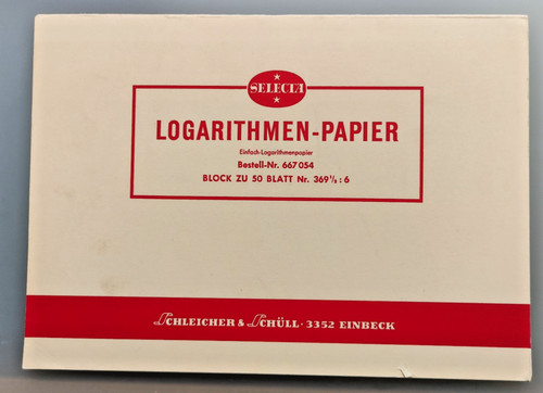 Einfach-Logarithmenpapier