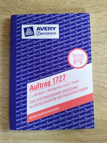 Avery zweckform 1727 auftrag - avery,