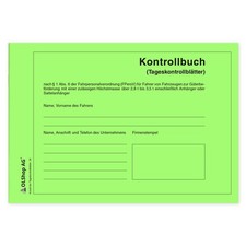 Persönliches Kontrollbuch DIN