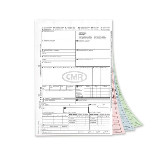Cmr frachtbriefe 500 stk - cmr,