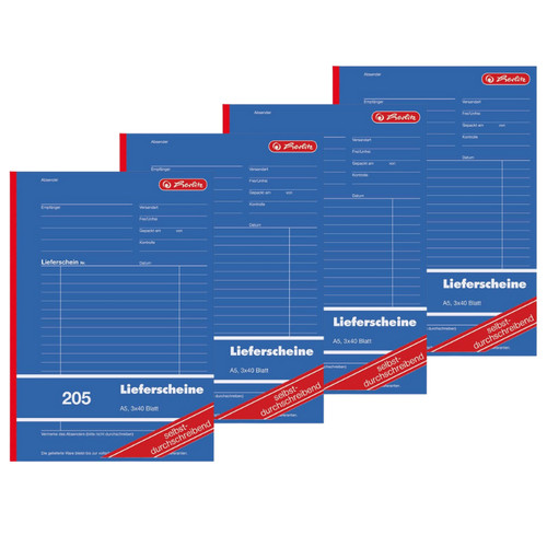 Herlitz lieferschein 205 - herlitz,