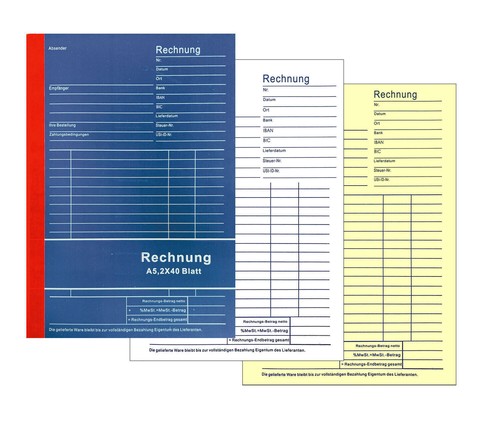 10 rechnungsblock - 5, /
