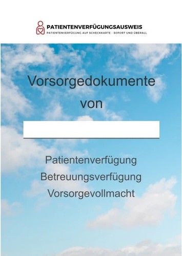 Vorsorge mappe mit - vorsorge-mappe,