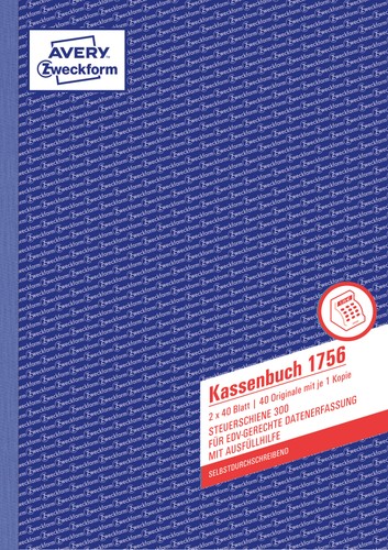 Zweckform kassenbuch 1756 a4 - zweckform,