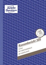 10 Zweckform Kassenbericht 305
