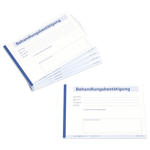 Behandlungsbestätigung - , 5