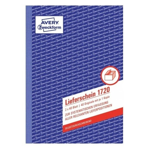 Avery zweckform lieferschein - avery,