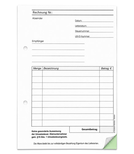 RECHNUNGSBLOCK