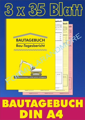 Din bautagebuch - din, a4