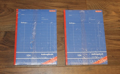 Herlitz auftragsbuch 104 - auftragsbuch,