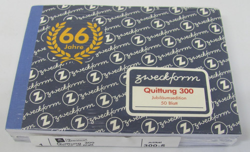 Quittungsblöcke block 50 - block,