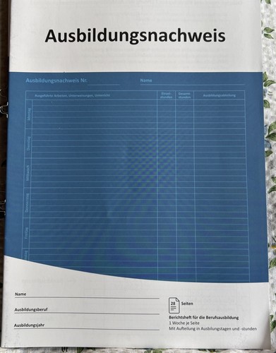 Ausbildungsnachweis - , /