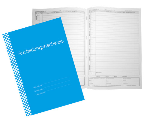 Ausbildungsnachweis heft - ausbildungsnachweis,